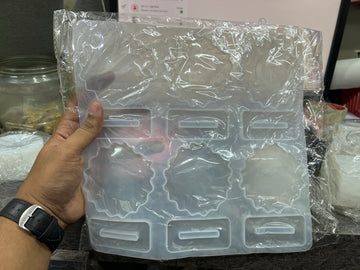 6 coaster tray mould
