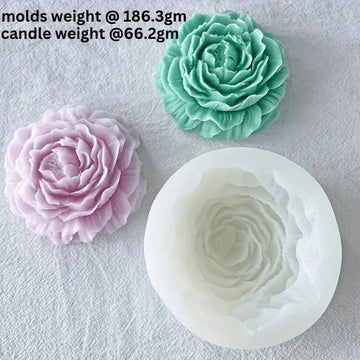 Flower candle mould