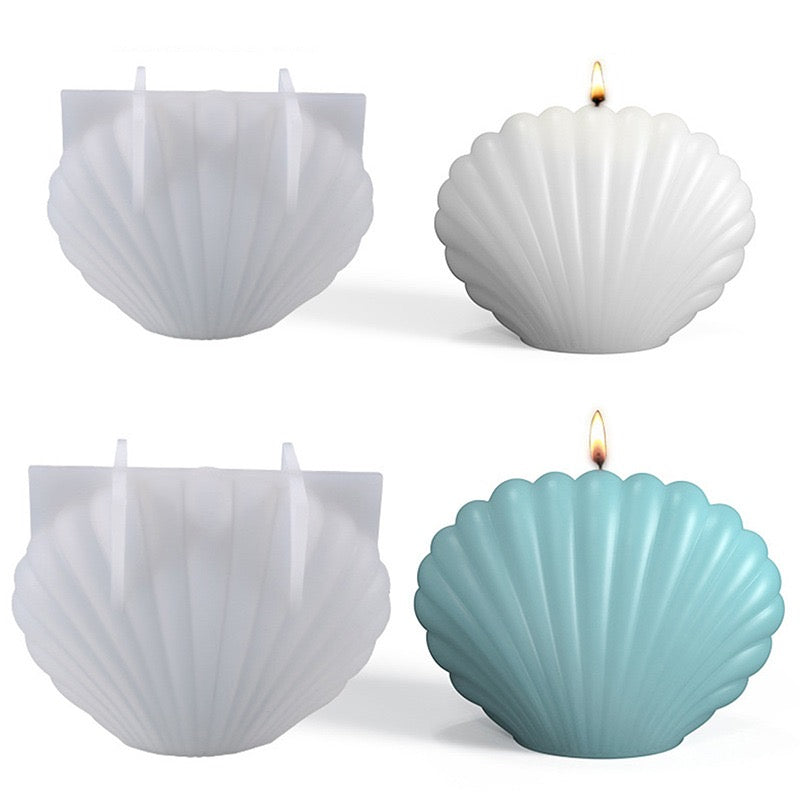 See shell candle mould