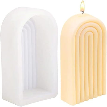 Rainbow candle mould