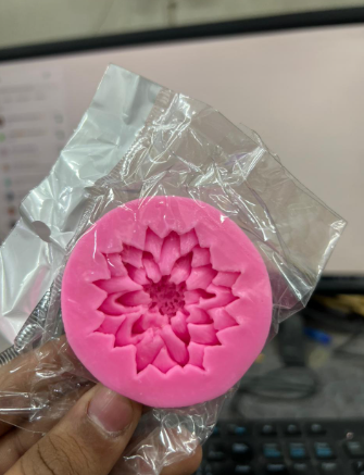 Single Flower Small Candle Mould