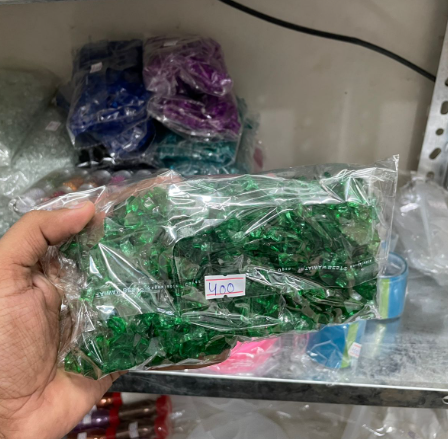 Colored crush glass 250 grm