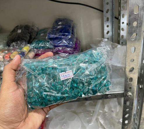 Colored crush glass 250 grm
