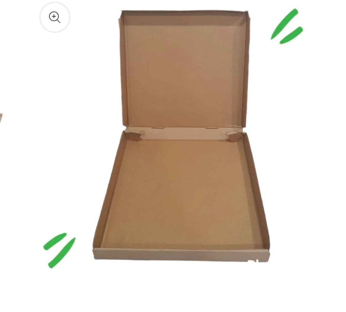 14x14x2 Brown Box
