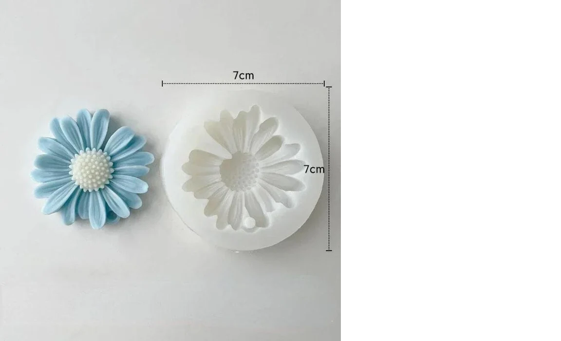 Daisy candle mould