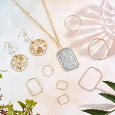 Bazels for locket 4 pcs